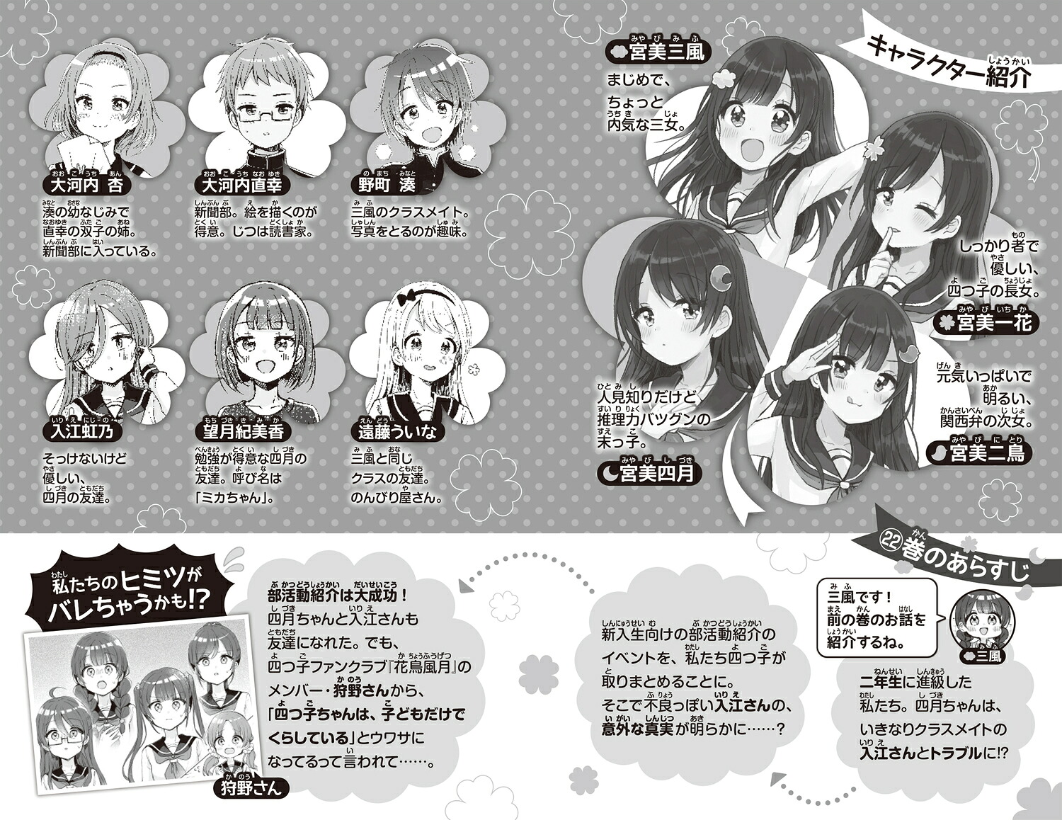 四つ子ぐらし（23）大ピンチ!?ドキドキの参観日（角川つばさ文庫）[ひのひまり]