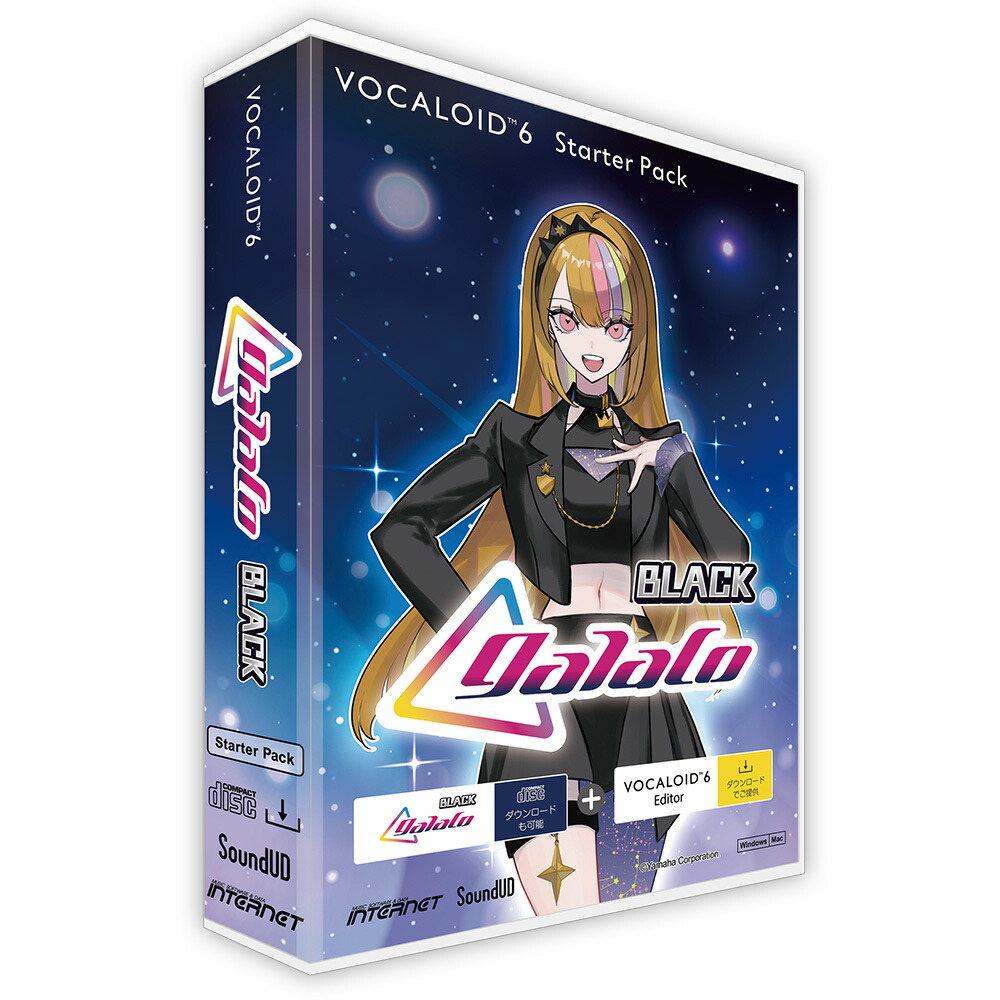ブックス: VOCALOID6 Starter Pack galaco BLACK - インターネット - 4900607114109 : PCソフト・周辺機器