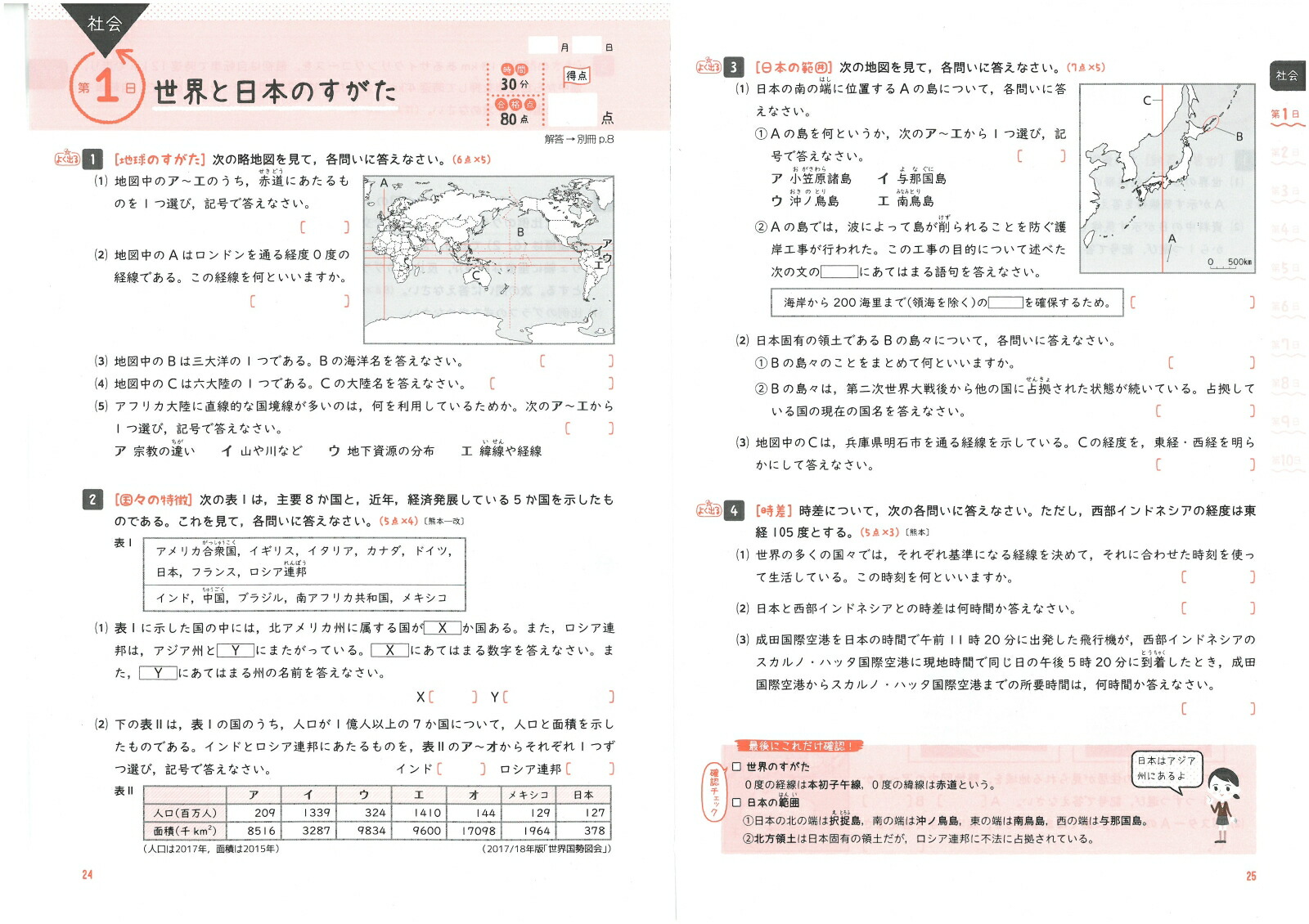 楽天ブックス 中1 復習ワーク5科 10日間完成 高校入試問題研究会 本