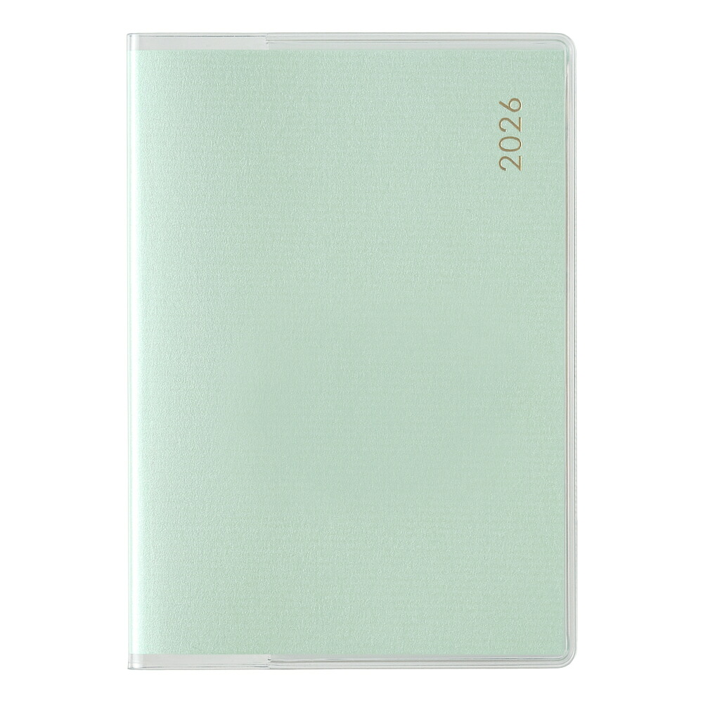 能率 2026年1月始まり手帳 PAGEM by NOLTY ペイジェムマンスリーPetit日曜（ミントグリーン）[2182]画像