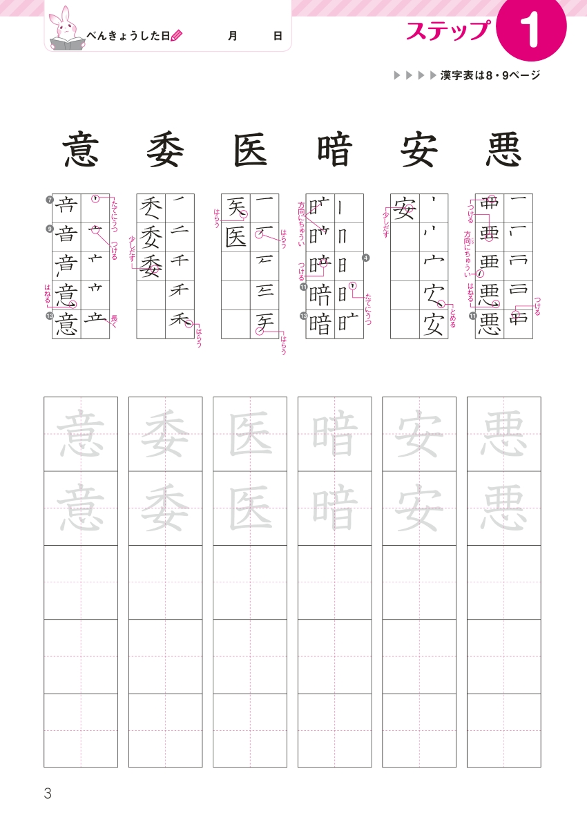楽天ブックス 漢検 8級 漢字学習ステップ 改訂三版 ワイド版 日本漢字能力検定協会 本