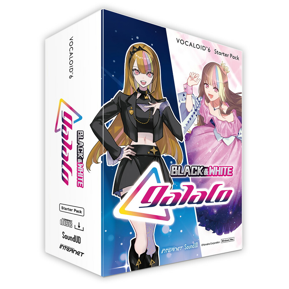 ブックス: VOCALOID6 Starter Pack galaco BLACK&WHITE - インターネット - 4900607114147 : PCソフト・周辺機器