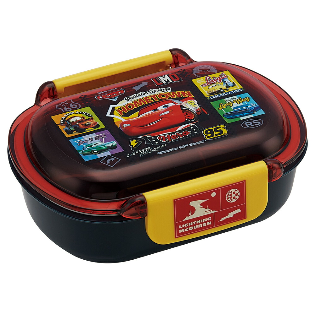 ディズニー カーズ 2026　お弁当箱 子供 1段 360ml パッキン洗いやすいキッズランチボックス画像
