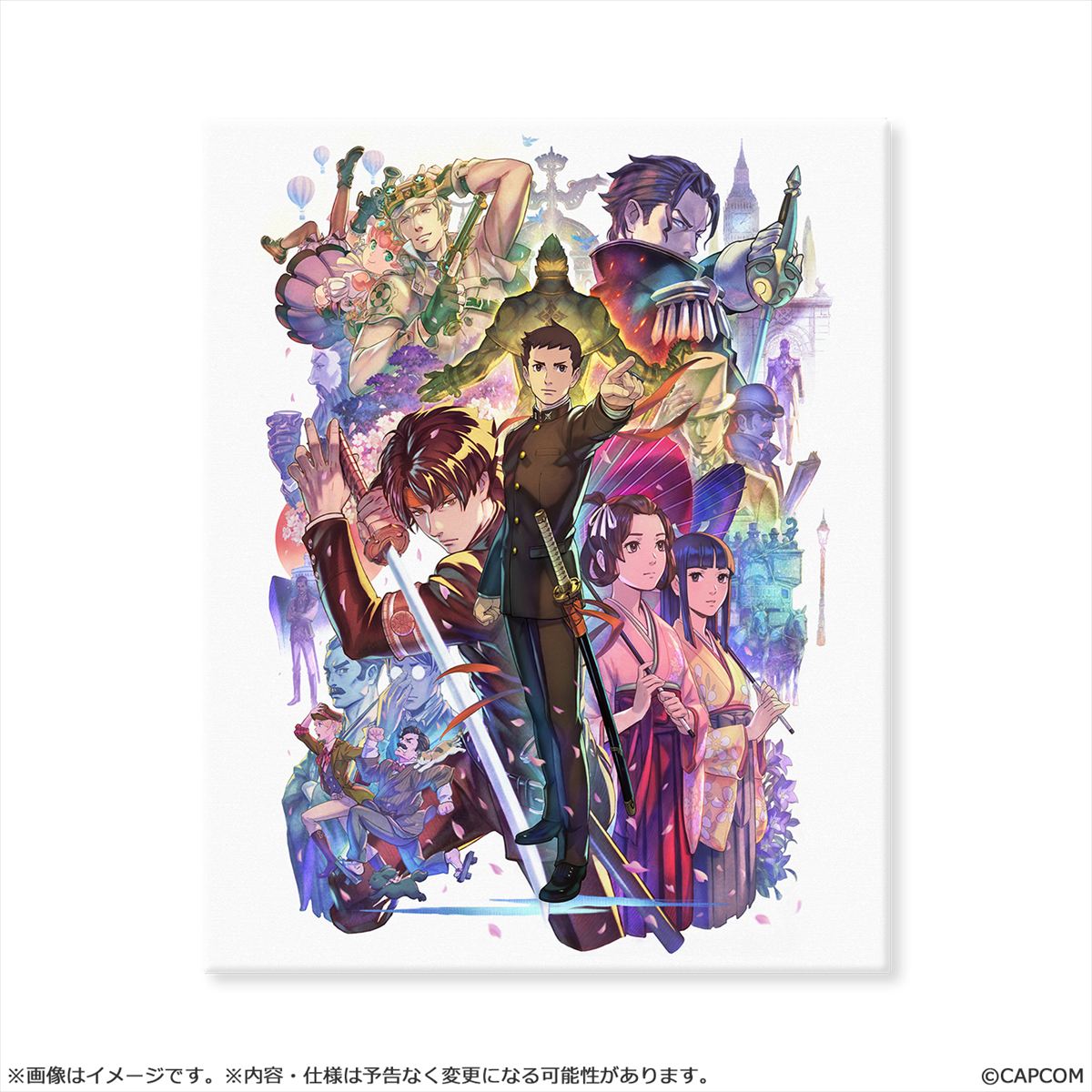 大逆転裁判1&2 -成歩堂龍ノ介の冒險と覺悟ー メインビジュアル キャラファインボード画像