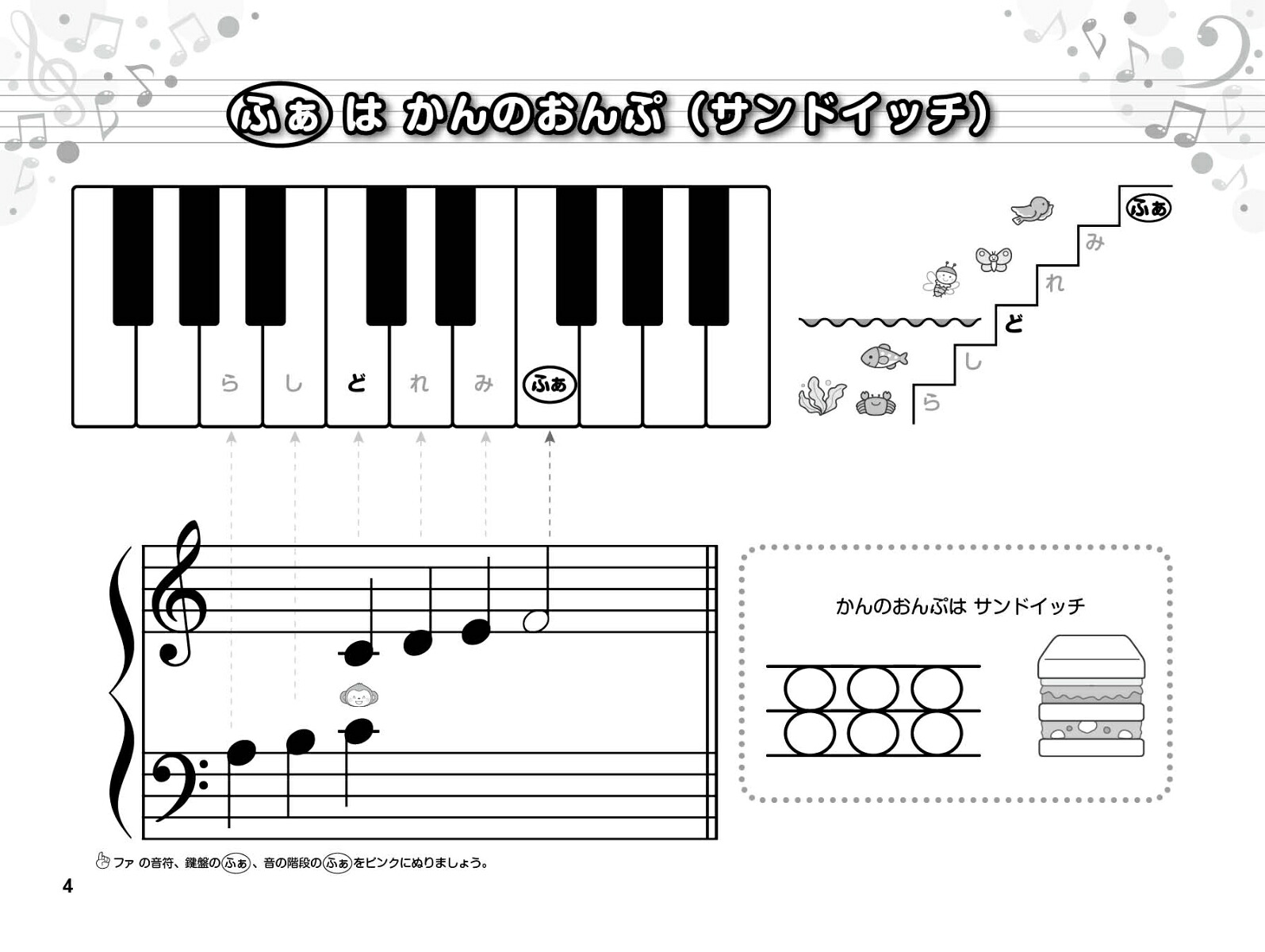はじめてのピアノおさるのど/ぷれいぴあの[2][真仲礼子]