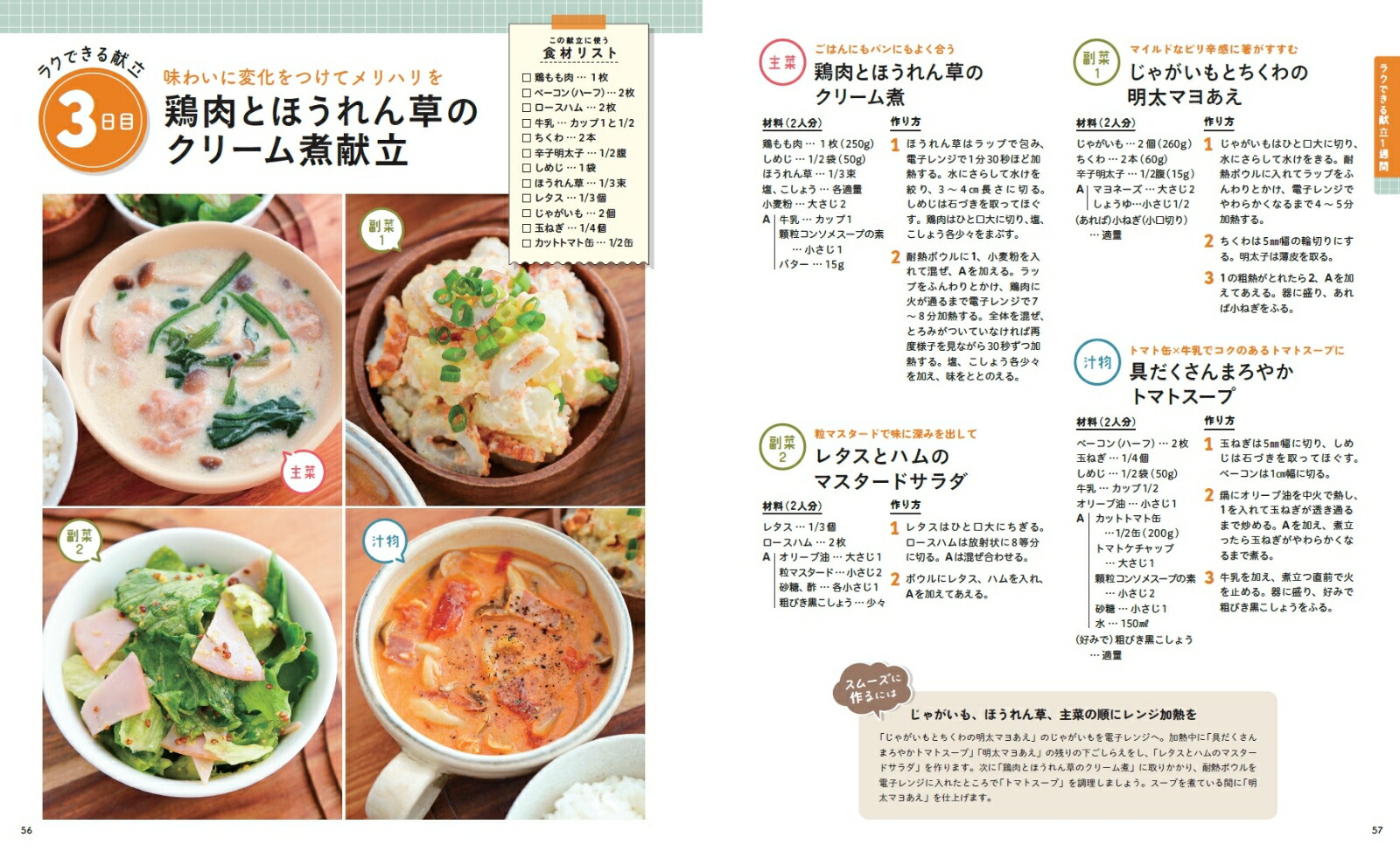 Natsuの1週間節約献立（ONECOOKINGMOOKNadiaBooks）