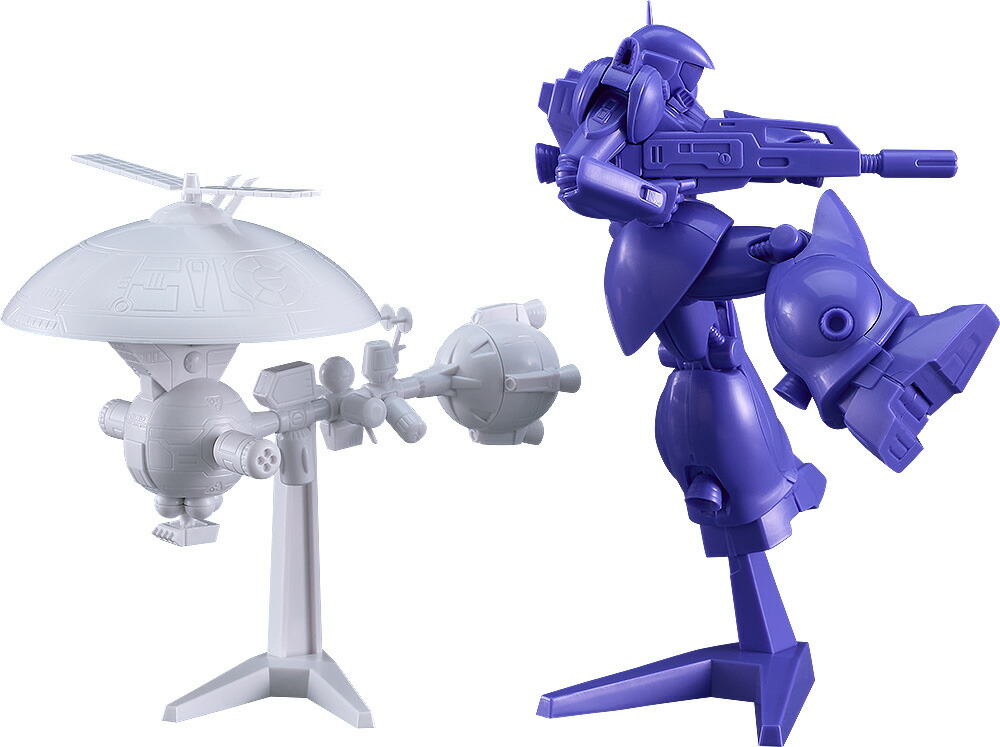 PLAMAX MF-84 minimum factory 『銀河漂流バイファム』 トゥランファム & ジェイナス号ラウンドバーニアンカラーVer. ノンスケール (組み立て式プラスチックモデル)画像