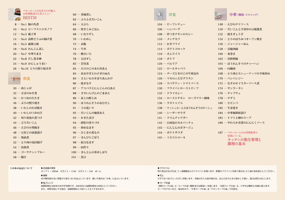 楽天ブックス ベターホームが料理教室で50年教え続ける しっかり作りたい定番料理100品 ベターホーム協会 9784904544228 本