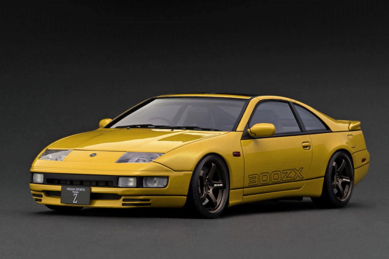 ignition model 1/18 Nissan Fairlady Z（Z32）2by2 Yellow 【IG3423】 (ミニカー)画像