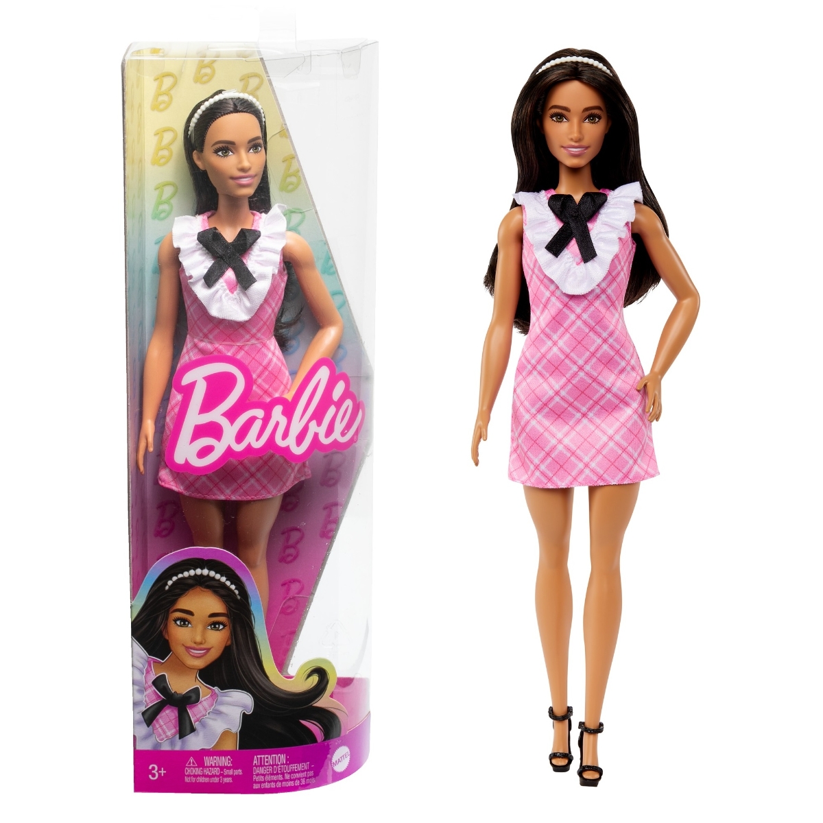 バービー(Barbie) ファッショニスタ フリルピンクワンピース 【バービー人形】【着せ替え人形】 【3才〜】 HJT06
