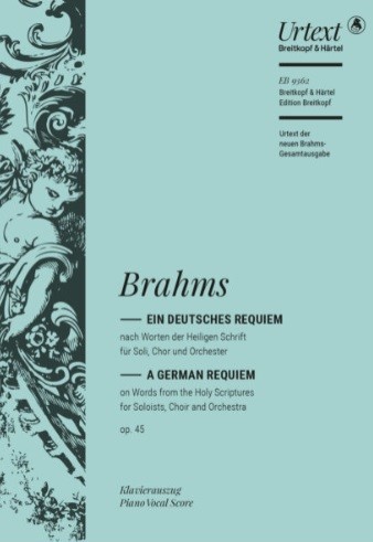 【輸入楽譜】ブラームス, Johannes: ドイツ・レクイエム Op.45(独語)/原典版/新ブラームス全集版/Musgrave & Struck編画像