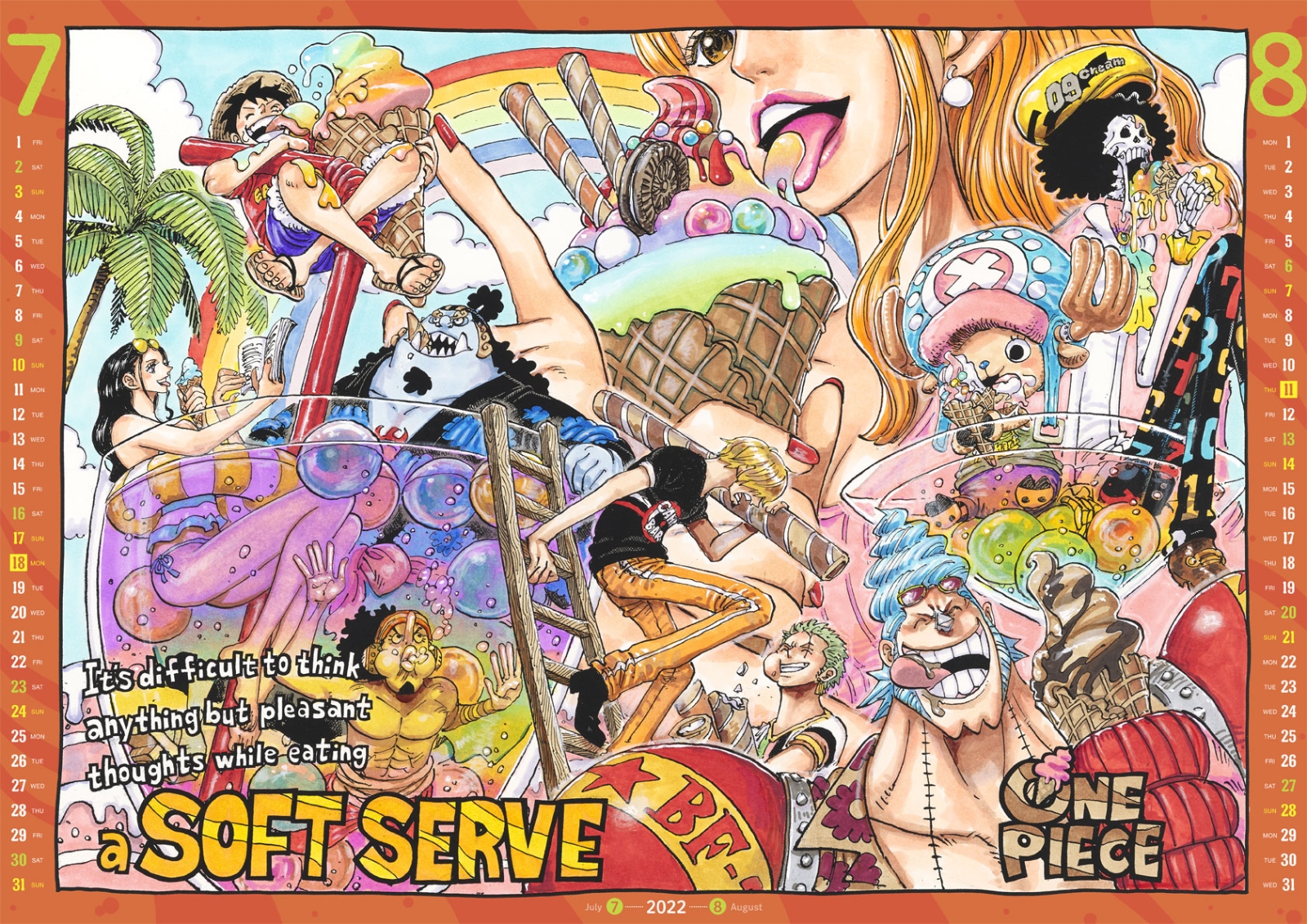 楽天ブックス One Piece コミックカレンダー 特製スケジュール帳付き 22 本