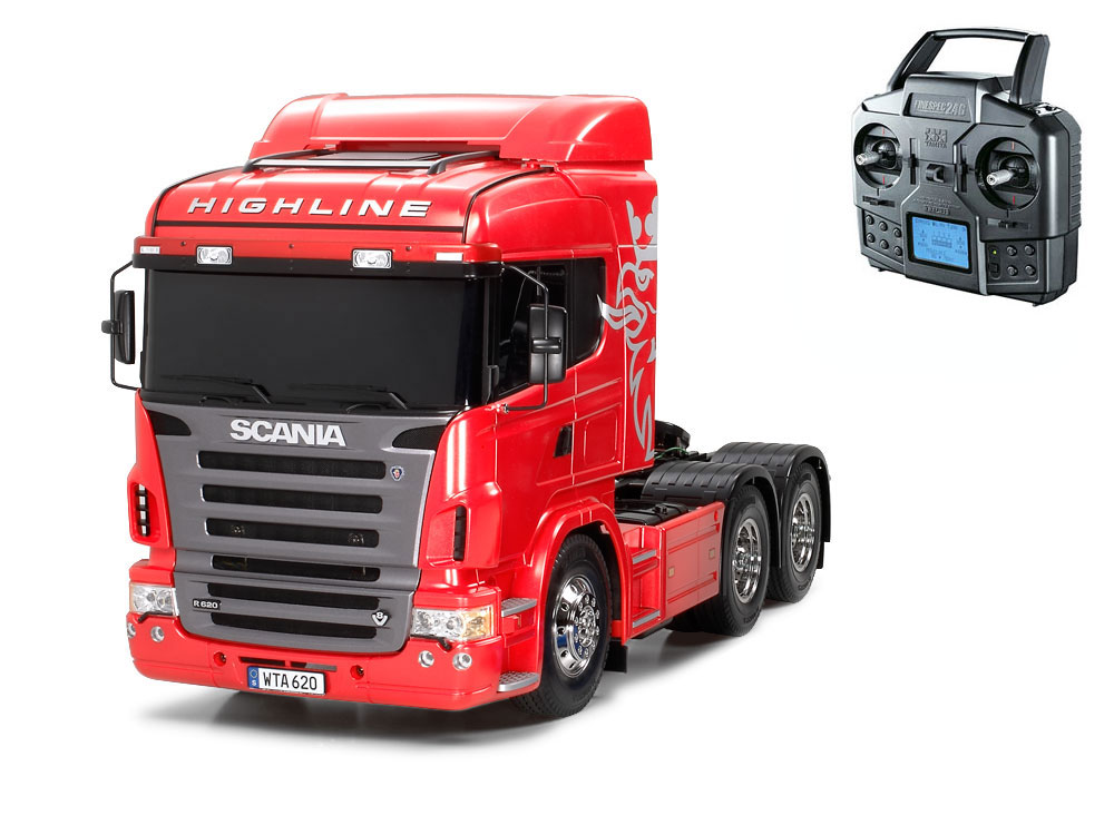 1/14 電動RCビッグトラックシリーズ 1/14RC スカニア R620 6X4 ハイライン フルオペレーションセット 【56322】 (ホビーラジコン 組立キット)【クレジットカード決済限定】画像