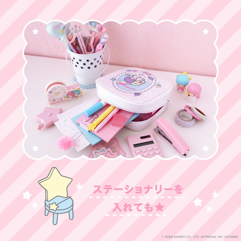 LittleTwinStarsゆめ星雲思いやり星のおもいでがつまったキキとララのファンシーポーチBOOK