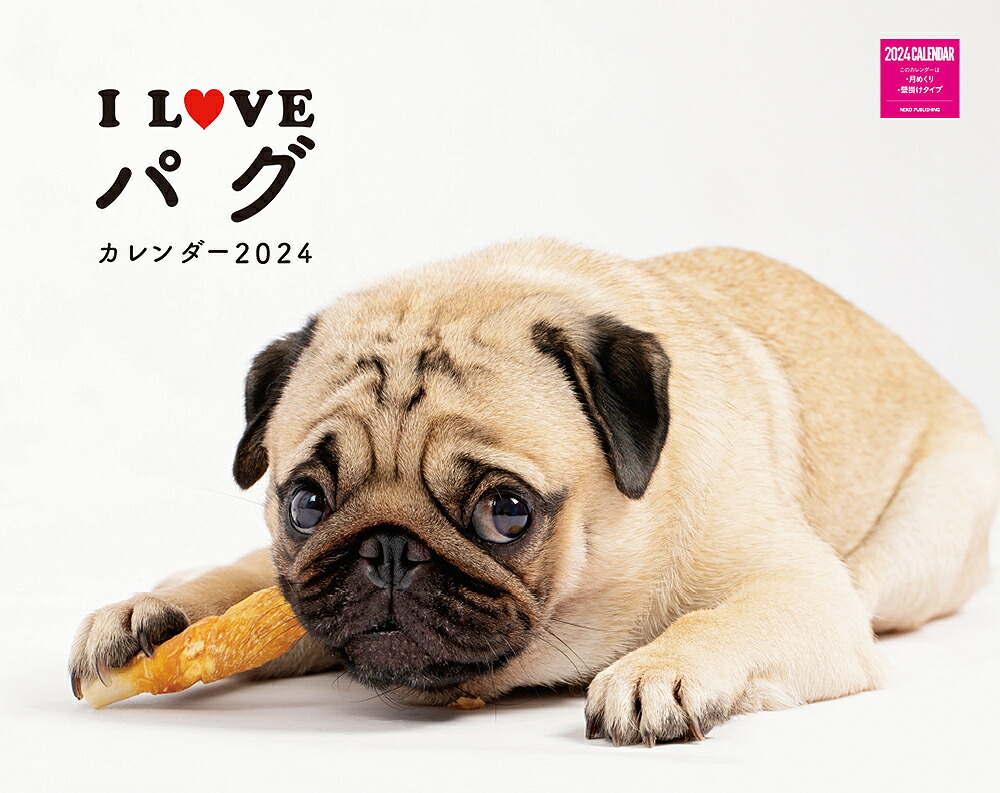 楽天ブックス: I LOVE パグカレンダー 2024 - 9784777094318 : 本