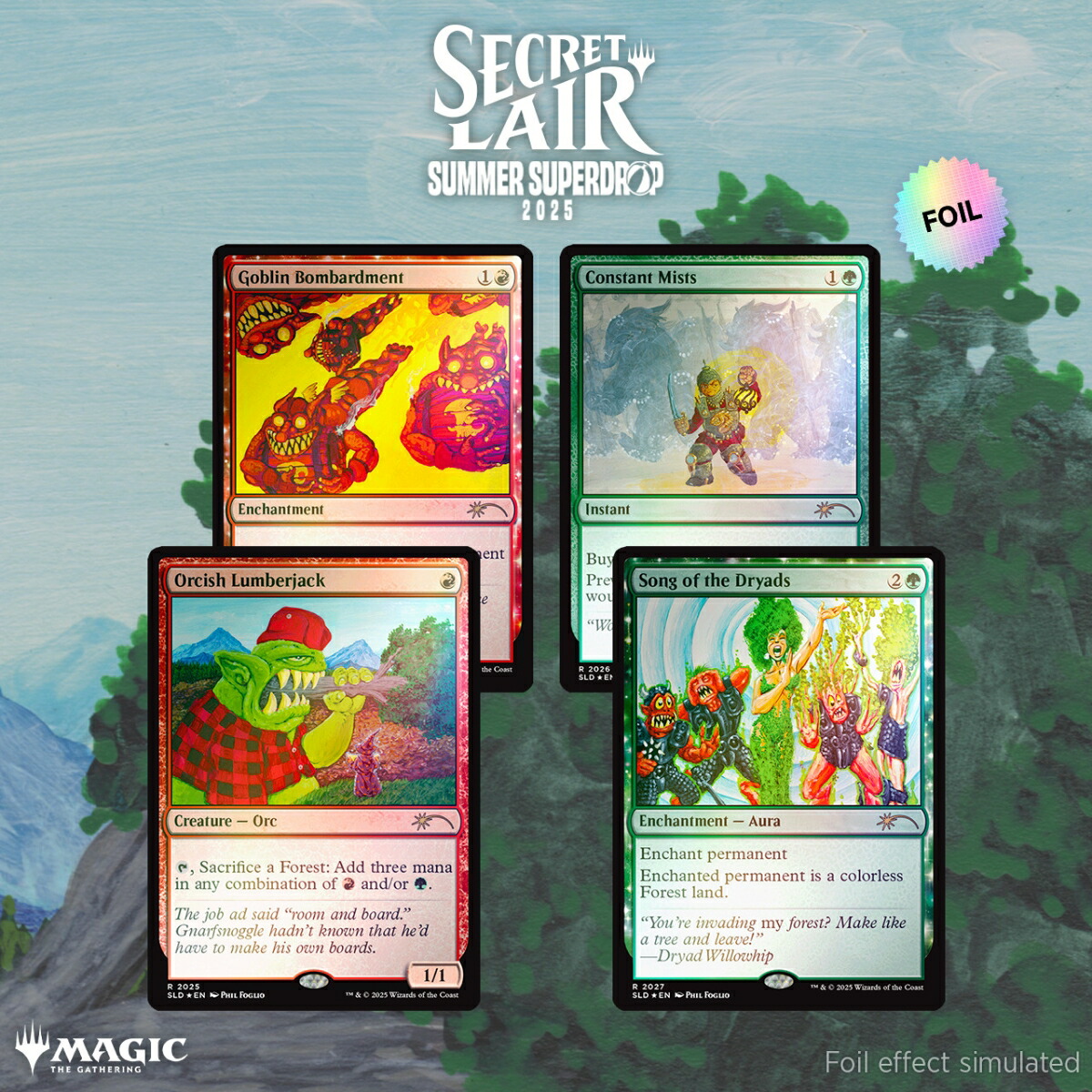 マジック：ザ・ギャザリング Summer Superdrop 2025 Artist Series: Phil Foglio Foil Edition 【クレジットカード決済限定】画像