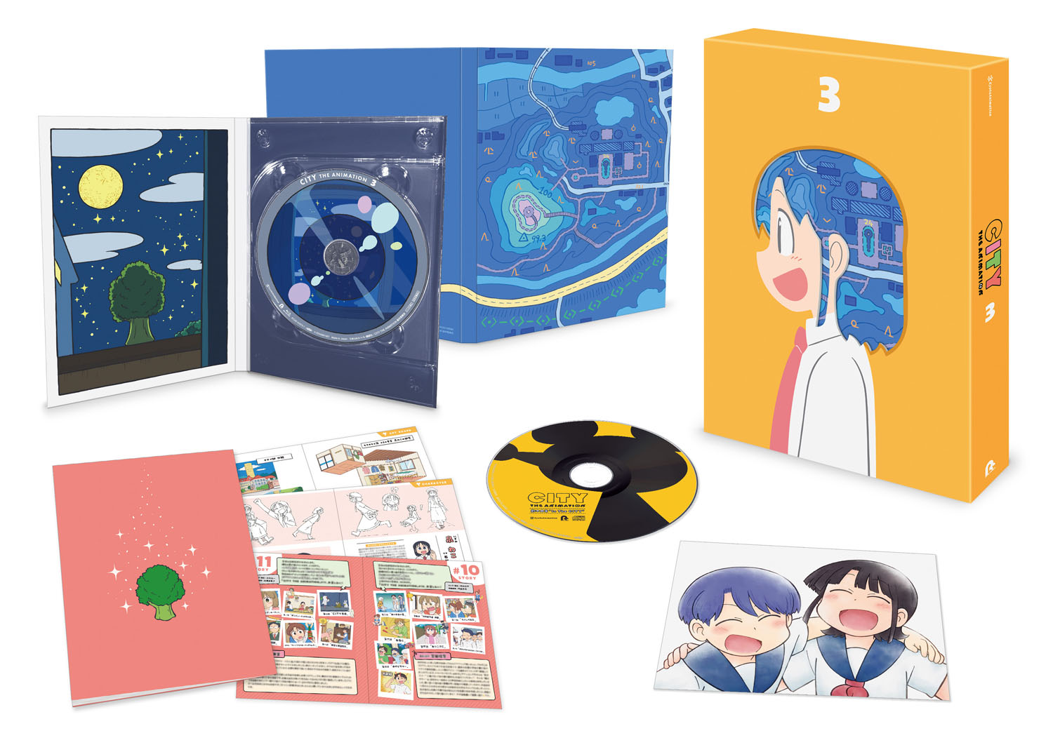 CITY THE ANIMATION 3巻【Blu-ray】 [ あらゐけいいち ]画像