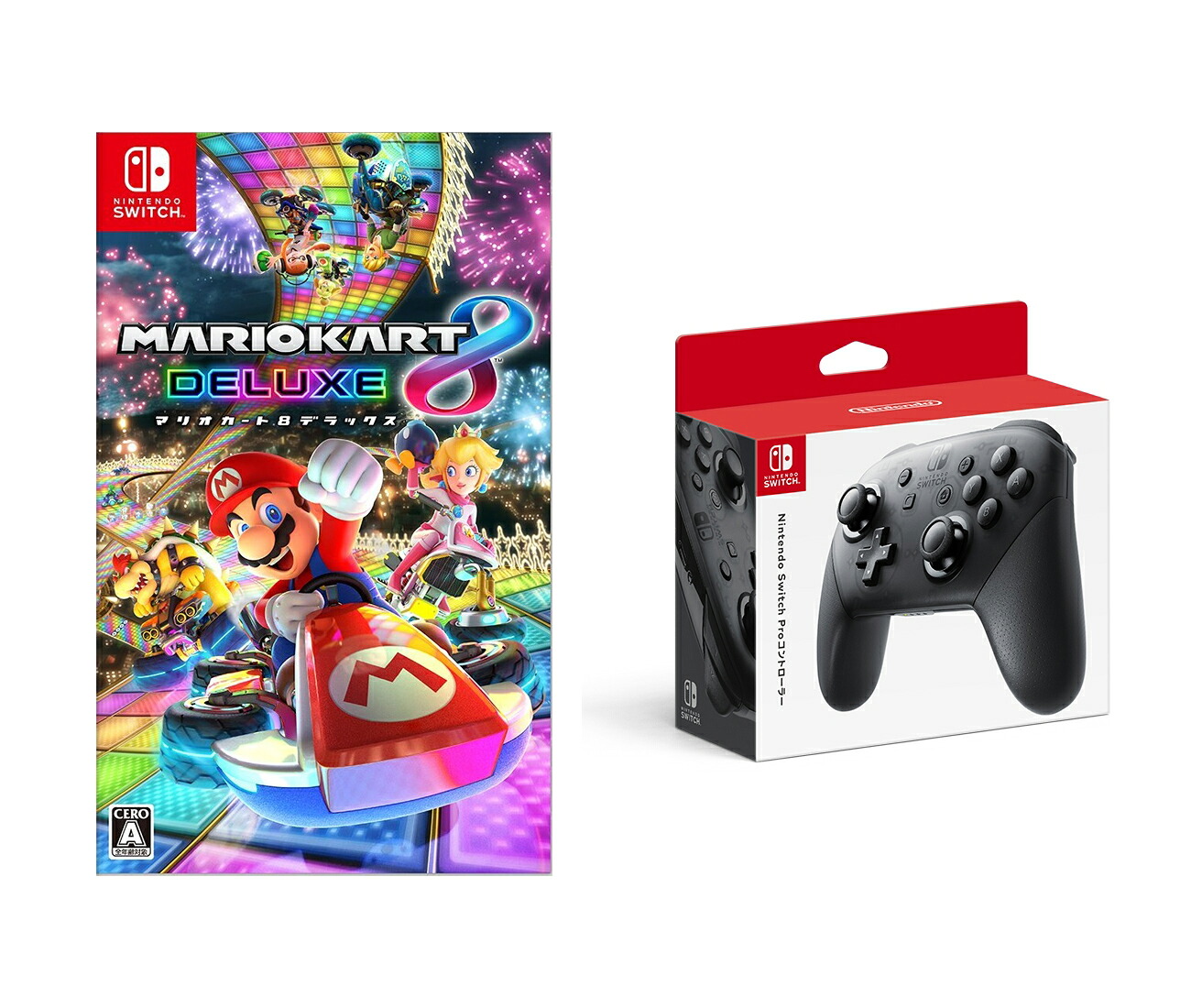 【セット商品】マリオカート8デラックス+NintendoSwitchProコントローラー