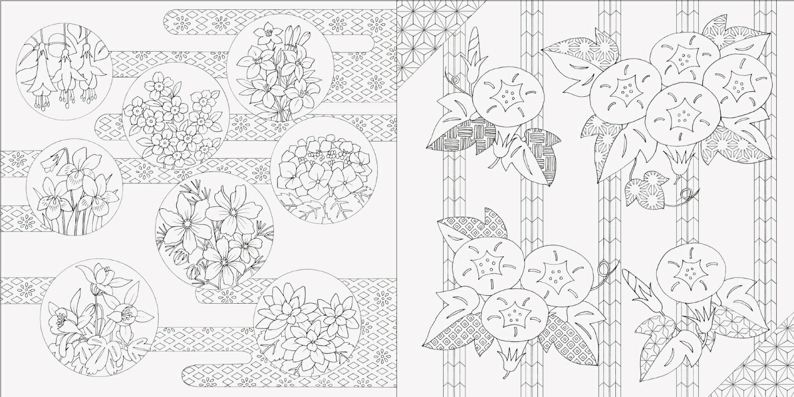 楽天ブックス 花ともよう 四季のぬり絵フ ック 石村和代 9784756254436 本