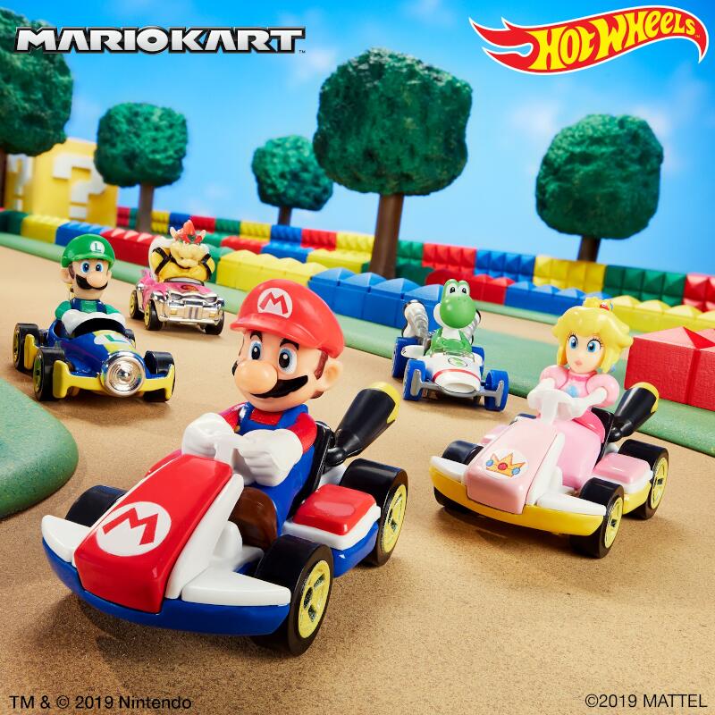 【セット商品】マリオカート8デラックス+ホットウィールマリオカート(MARIOKART)マリオスタンダードGBG26