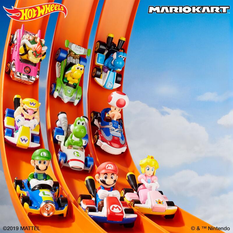 【セット商品】マリオカート8デラックス+ホットウィールマリオカート(MARIOKART)マリオスタンダードGBG26
