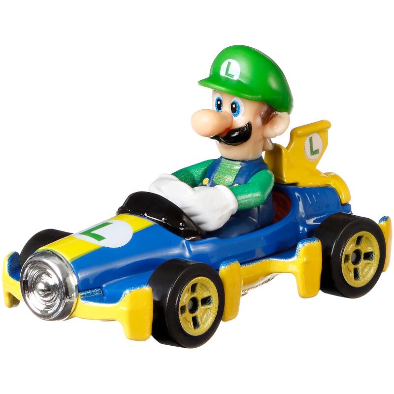 【セット商品】マリオカート8デラックス+ホットウィールマリオカート(MARIOKART)ルイージマッハ8GBG27