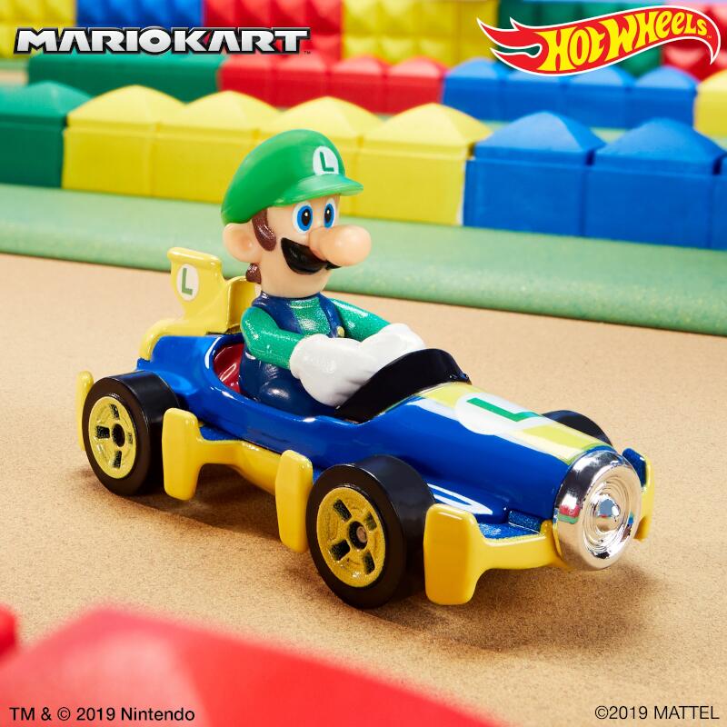【セット商品】マリオカート8デラックス+ホットウィールマリオカート(MARIOKART)ルイージマッハ8GBG27