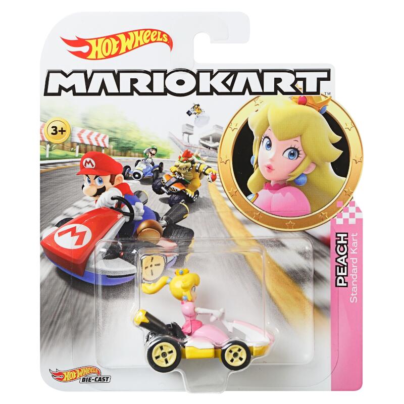 【セット商品】マリオカート8デラックス+ホットウィールマリオカート(MARIOKART)ピーチ姫スタンダードGBG28