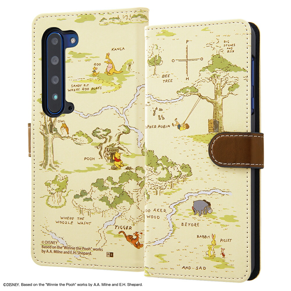 楽天ブックス Aquos R5g ディズニーキャラクター 手帳型アートケース マグネット くまのプーさん 044 イングレム Pcソフト 周辺機器