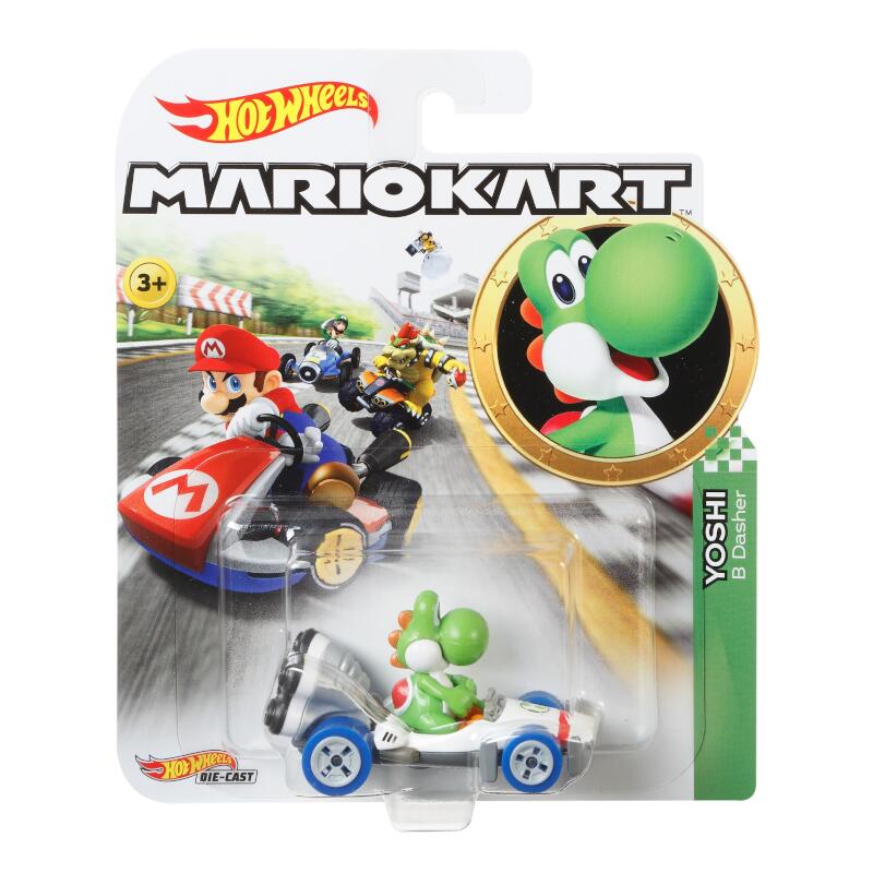 【セット商品】マリオカート8デラックス+ホットウィールマリオカート(MARIOKART)ヨッシーBダッシュGBG29
