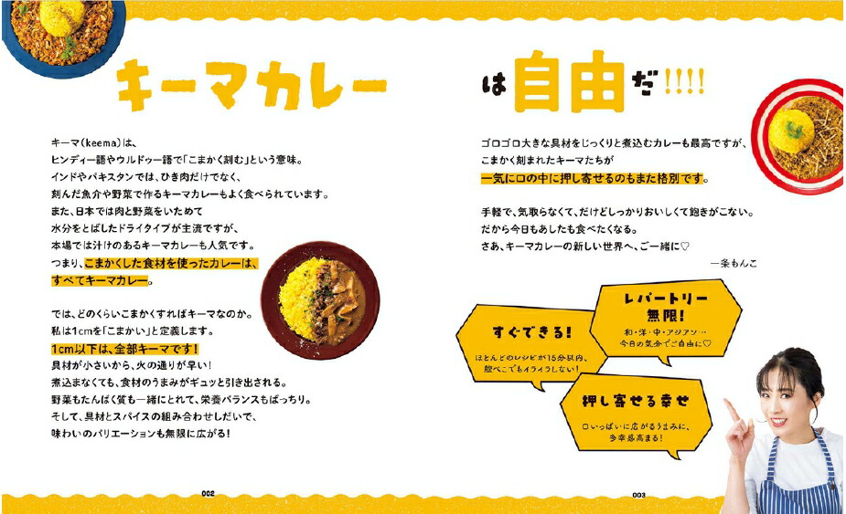 一条もんこのあしたも食べたいキーマカレー100[一条もんこ]