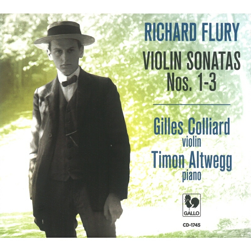 【輸入盤】ヴァイオリン・ソナタ第1番、第2番、第3番　ジル・コリャール、ティモン・アルトヴェグ画像