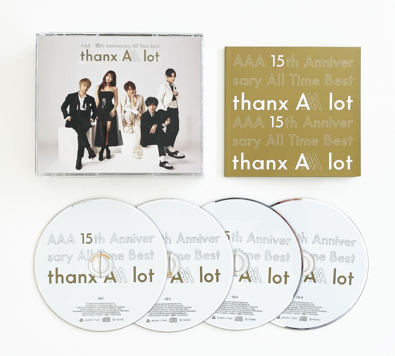 楽天ブックス: AAA 15th Anniversary AllTime Best -thanx AAA lot- (4CD＋スマプラ