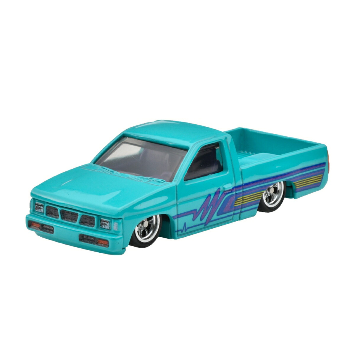 ホットウィール(HotWheels)プレミアム2パック1975ダットサンサニートラック（B120）/カスタム'93日産ハードボディ(D21)乗り物おもちゃミニカー3歳からマルチHRR78