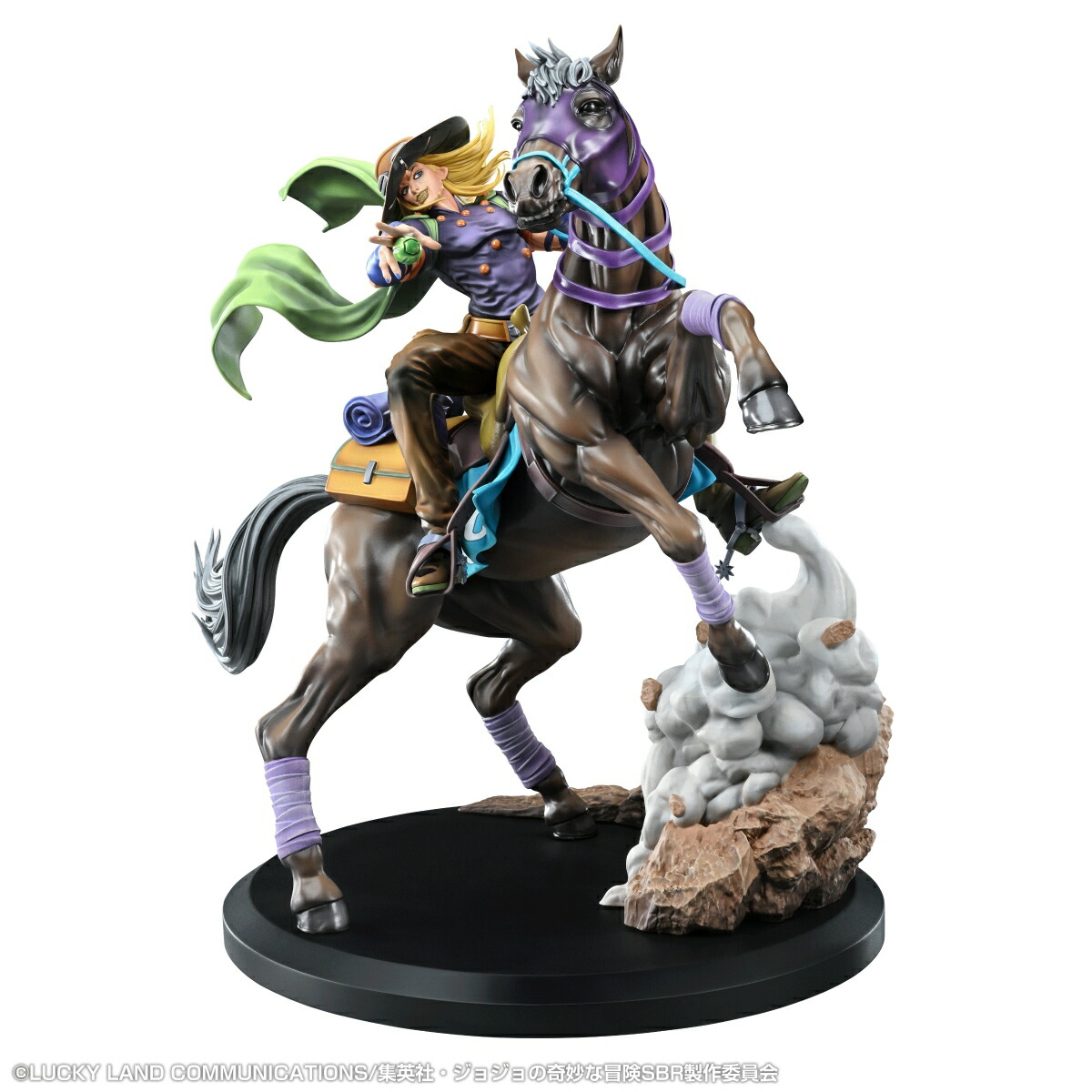 Super Statue Art Collection “Gyro Zeppeli & Valkyrie” Anime “Steel Ball Ranjojo's Bizarre Adventure” (Pre-painted Finished Figure) Toy