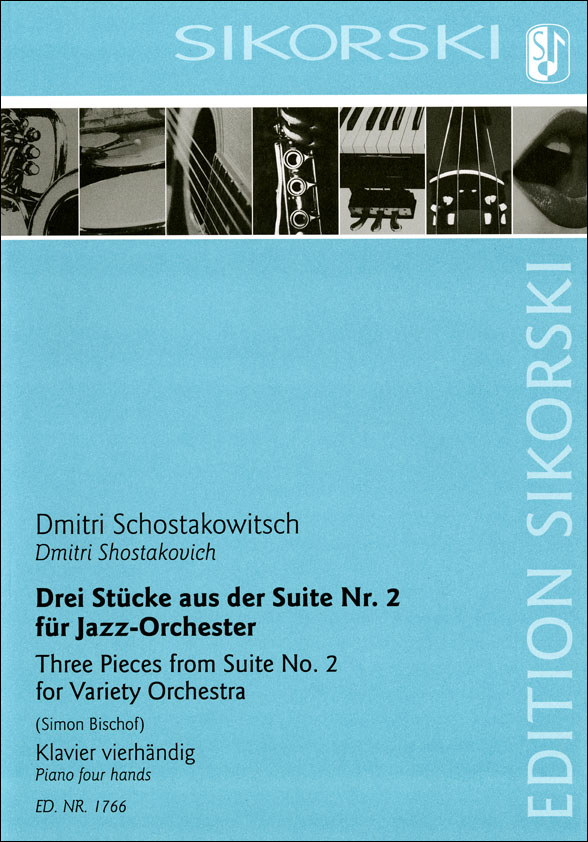 楽天ブックス: 【輸入楽譜】ショスタコーヴィチ, Dmitry Dmitrievich: 「ジャズ組曲 第2番」より 3つの小品/ピアノ連弾用編曲/Bischof編  - ショスタコーヴィチ, Dmitry Dmitrievich - 2600001384581 : 本