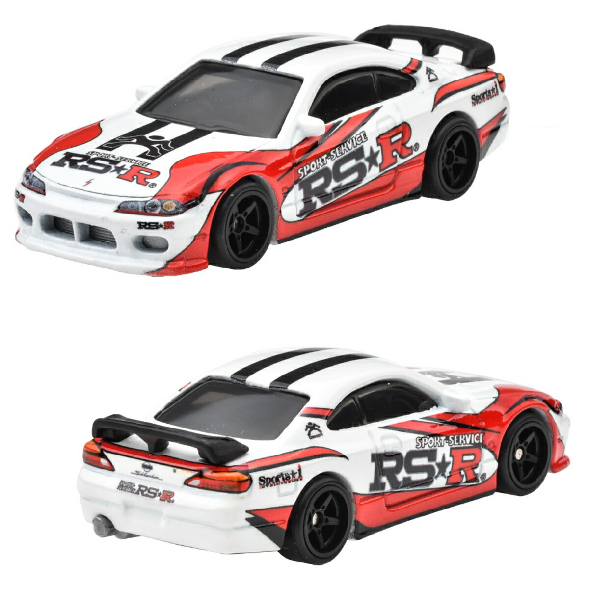 �ۥåȥ�������(HotWheels)�ץ�ߥ���2�ѥå�����240SX(S14)/��������ӥ�(S15)���ʪ�������ߥ˥���3�Ф���ۥ磻��/��å�HRR84