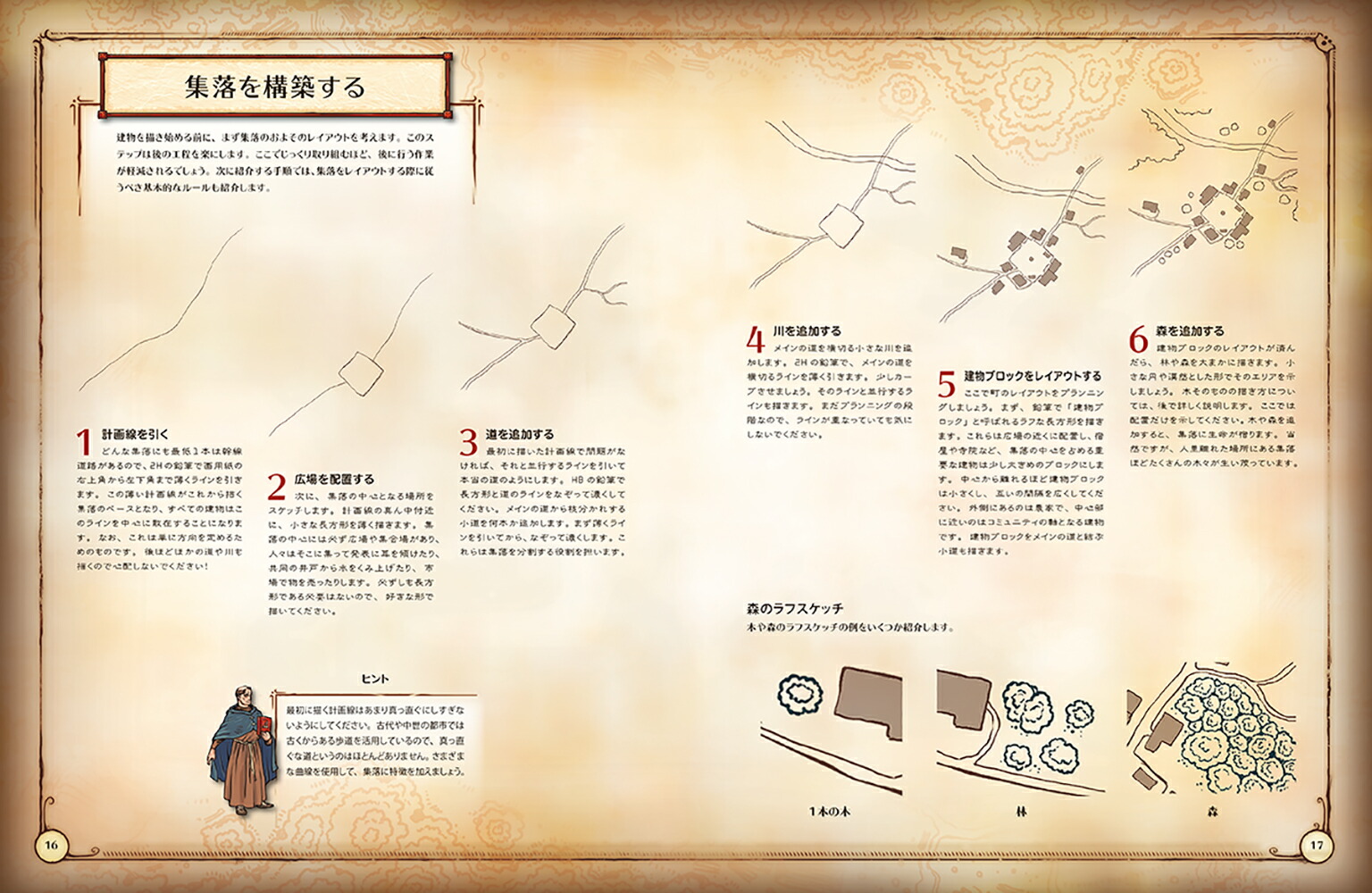 ファンタジー世界の街の地図を描く[JaredBlando]