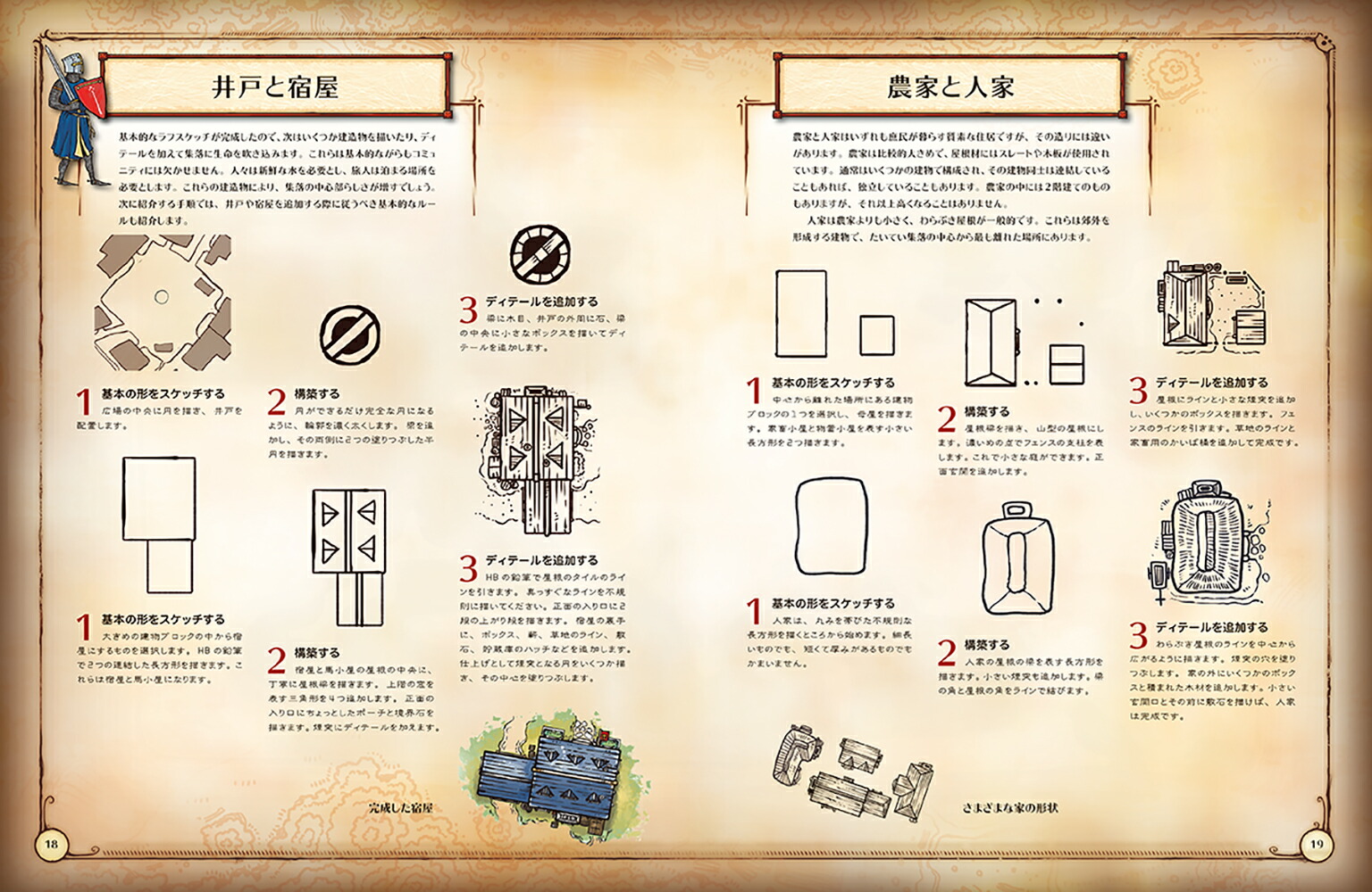 ファンタジー世界の街の地図を描く[JaredBlando]