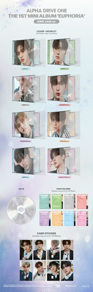 ��������ŵ��EUPHORIA(JEWELCASEVer.)��8������फ��1�浪�Ϥ���(�����Ը�������������ꥢ��ʥ�С�)[ALPHADRIVEONE]