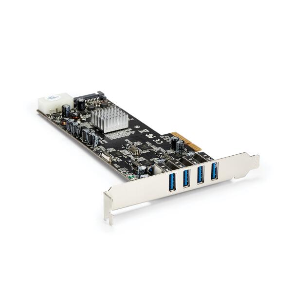 ブックス: USB 3.0 4ポート増設PCI Expressインターフェースカード 4個の専用5Gbpsチャネル UASP対応 SATA／ペリフェラル電源端子付き - StarTech.com - 0065030854627 : PCソフト・周辺機器