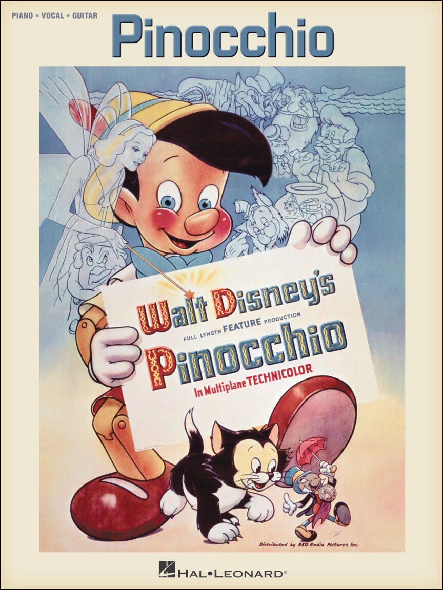 【輸入楽譜】ハーライン, Leight & スミス, Paul J.: ディズニー映画「ピノキオ」(Music from the Full Length Feature Production)画像