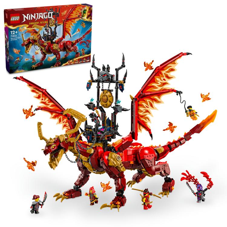 【特典】レゴ(LEGO) ニンジャゴー ソースドラゴン・モーション 【おもちゃ 玩具 プレゼント 誕生日 ブロック クリスマス 男の子 女の子 子供 12歳 13歳 14歳 小学生 対戦 ロボット 】 71822(30699 ミニ・ドラゴン合体ウルトラメカスーツ)画像