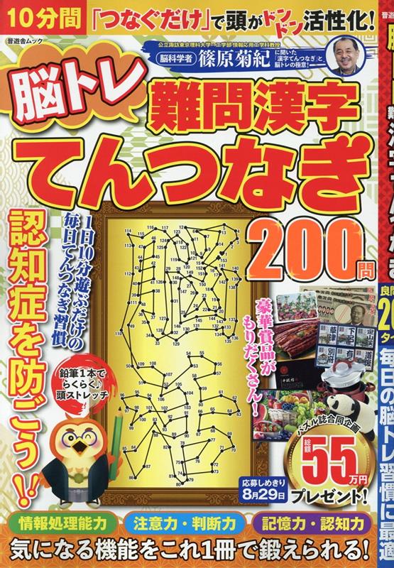 脳トレ難問漢字てんつなぎ（晋遊舎ムック）