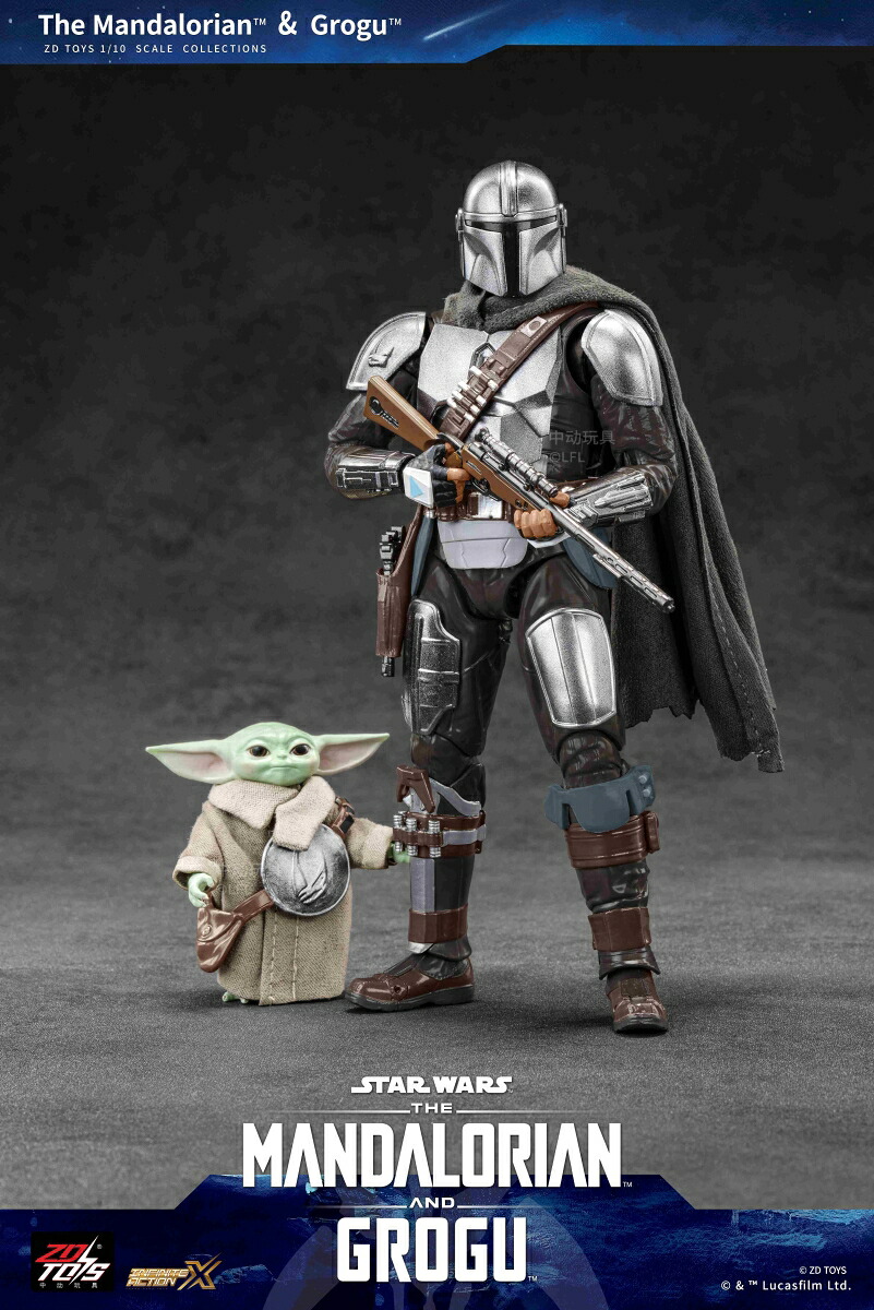 『スター・ウォーズ』アクションフィギュアマンダロリアン&グローグー【00062684649】(フィギュア)