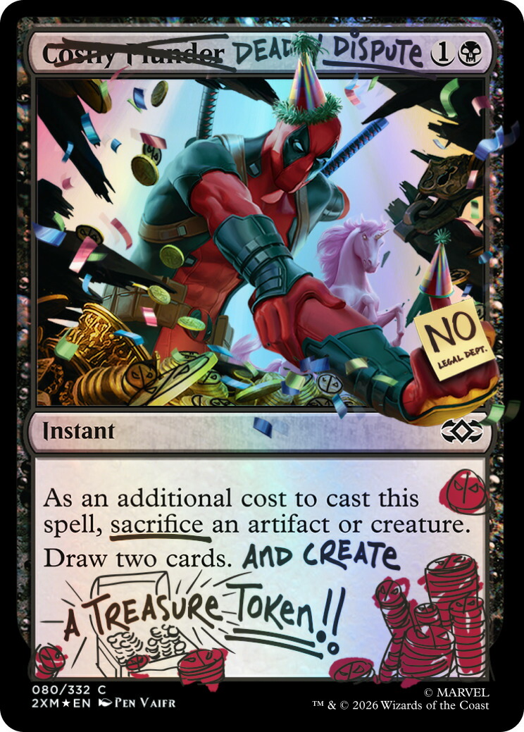 マジック：ザ・ギャザリングSecretLairSecretLairxMarvel'sDeadpool:IFixedIt（You'reWelcome）PoolPartyFoilEdition【クレジットカード決済限定】