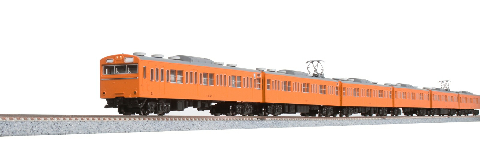 103系＜オレンジ＞中間車3両セット 【10-1744B】 (鉄道模型 Nゲージ)画像