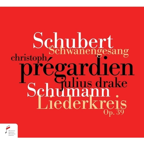 【輸入盤】シューベルト：白鳥の歌、シューマン：リーダークライス Op.39　クリストフ・プレガルディエン、ジュリアス・ドレイク（2020年ライヴ）画像