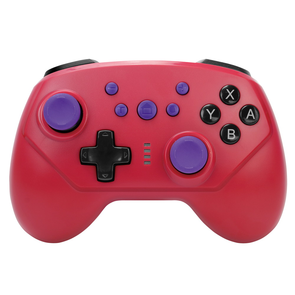世界の人気ブランド世界の人気ブランドニンテンドースイッチ用コントローラ『ワイヤレスバトルパッドターボProSW(ディープレッド×ディープパープル)』  周辺機器