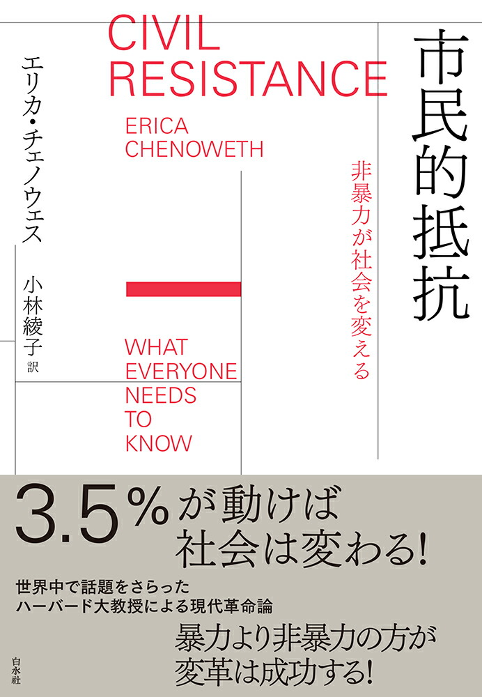 市民的抵抗非暴力が社会を変える[エリカ・チェノウェス]